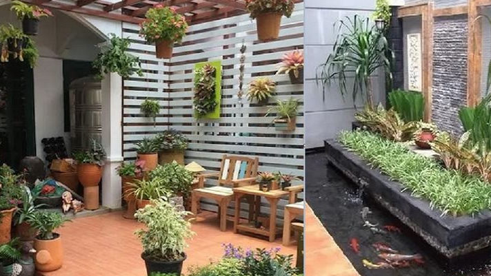 6 Ide Desain Taman Cantik di Lahan Sempit, Teras Rumah Minimalis Jadi Menawan