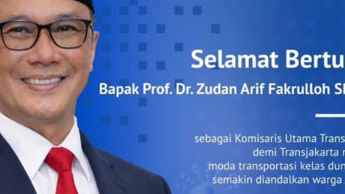Sosok Komisaris Utama Transjakarta Ternyata Prof. Dr. Zudan Arif Fakrulloh?