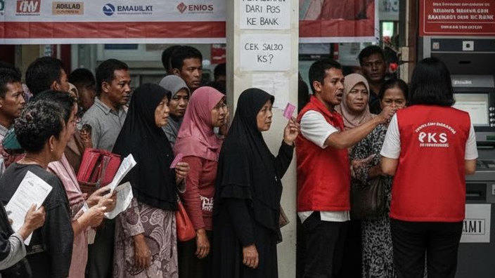 Desember 2025, Ribuan KPM Terkejut, Pos Ditutup Bansos Kini Cuma Bisa Ditukar di Bank