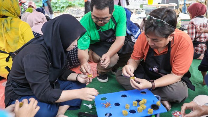 Tidak Perlu Modal Besar, Relawan SandiUno Buka Peluang Usaha Lewat Hidroponik Bagi Ratusan Masyarakat Jakarta Timur