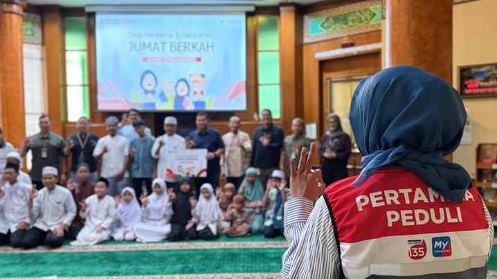 Jumat Berkah Pertamina Patra Niaga RJBB: Sentuhan Kepedulian untuk Lima Yayasan Yatim Piatu