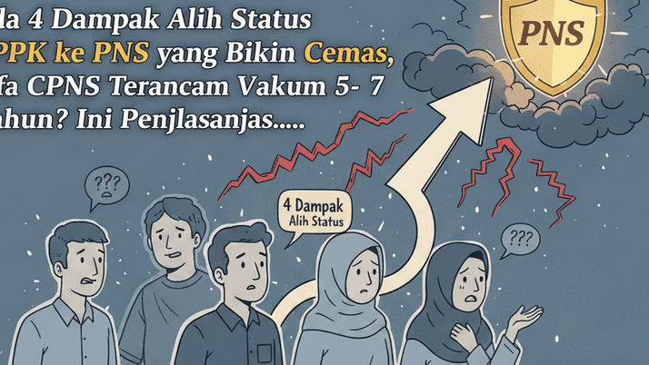Ada 4 Dampak Alih Status PPPK ke PNS yang Bikin Cemas, Jika CPNS Terancam Vakum 5–7 Tahun? Ini Penjelasannya