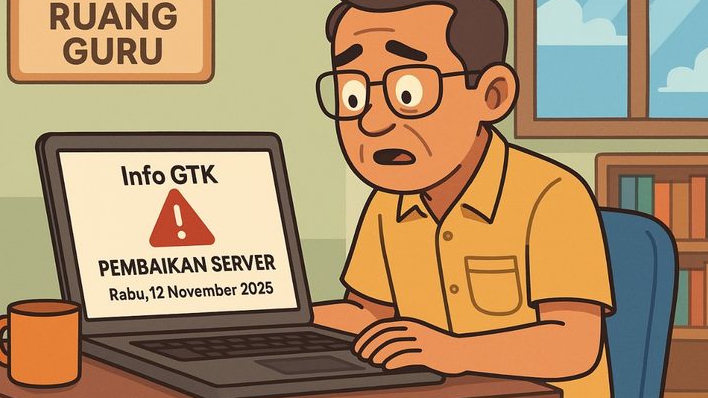 Server Info GTK Sedang Perbaikan, Ribuan Guru Harap Status Kode Berubah Jadi Valid Setelah Sistem Normal, Pertanda Cair?
