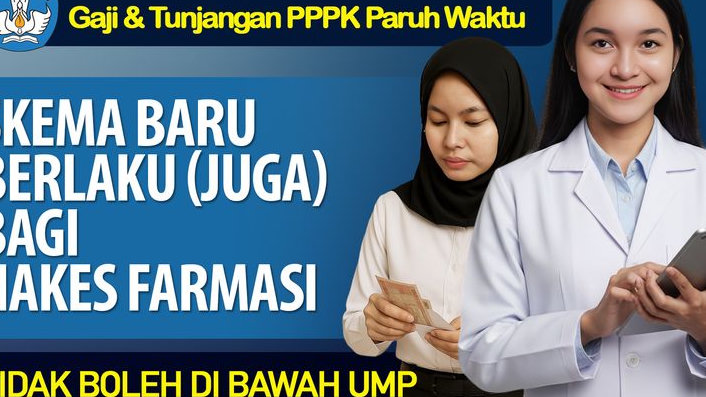 Diberlakukan di Bidang Farmasi Nakes Tahun 2025, Ini Skema Baru Gaji dan Tunjangan PPPK Paruh Waktu, Tidak Boleh Lebih Rendah dari Jabatan Sebelumnya