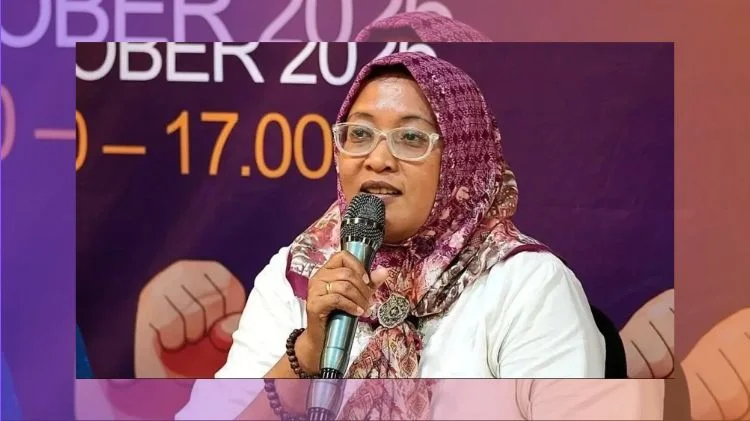 Wakil Ketua Komnas Perempuan, Dahlia Madanih dalam Refleksi Kongres Sumpah Pemuda di Museum Sumpah Pemuda, Jakarta, Selasa 27102026