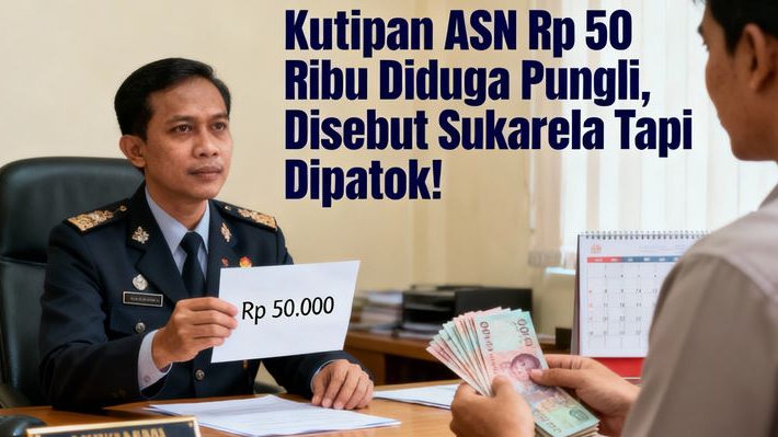 Kutipan ASN Rp 50 Ribu Diduga Pungli, Disebut Sukarela Tapi Nominal Dipatok!