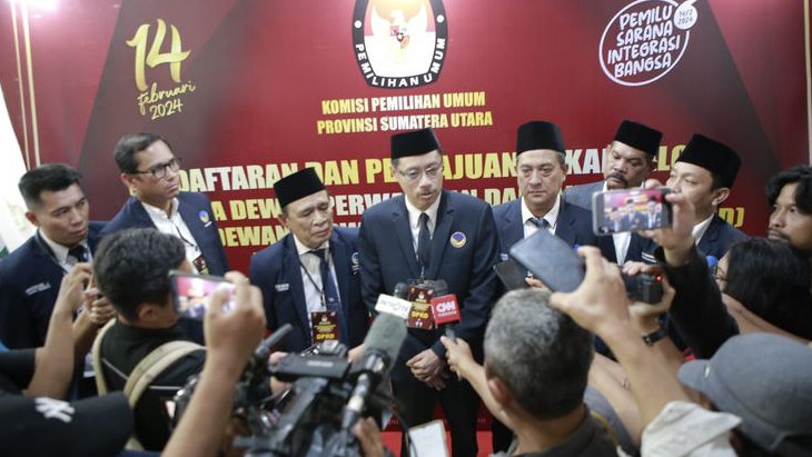 Iskandar ST Berharap Partai NasDem Sumut Capai Target 20 Kursi