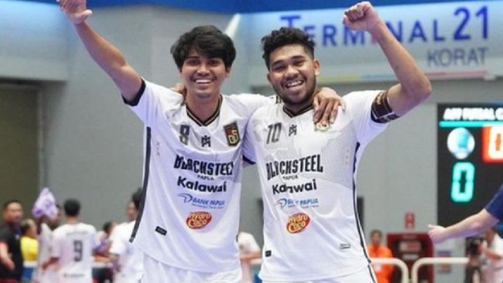 Ganyang Klub Malaysia 7-0, Black Steel FC Manokwari Tembus Final AFF Futsal Club 2023