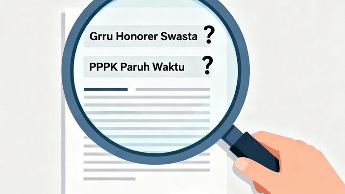 Benarkah Guru Honorer Swasta Bisa Diangkat Jadi PPPK Paruh Waktu? Ini Penjelasan Resmi Pemerintah