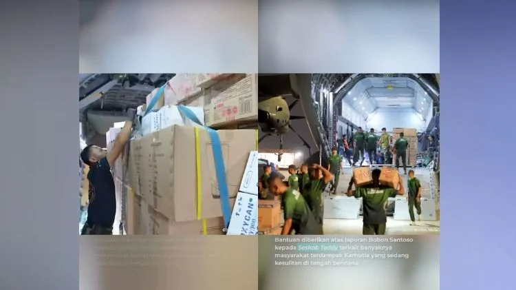 Bantuan datang dari pemerintah pusat untuk warga terdampak karhutla di Kalimantan Tengah.