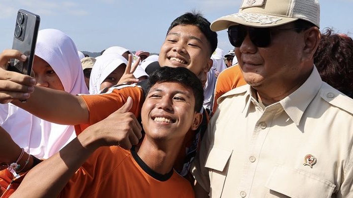 Hasil Survei IPI: Prabowo Capres Pilihan Gen Z dan Milenial, Kalahkan Ganjar dan Anies