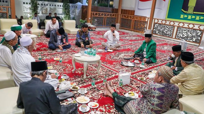 Mardiono Bahas Konstelasi Pilpres Hingga Pemenangan PPP Bareng Kiai di Majelis Syariah