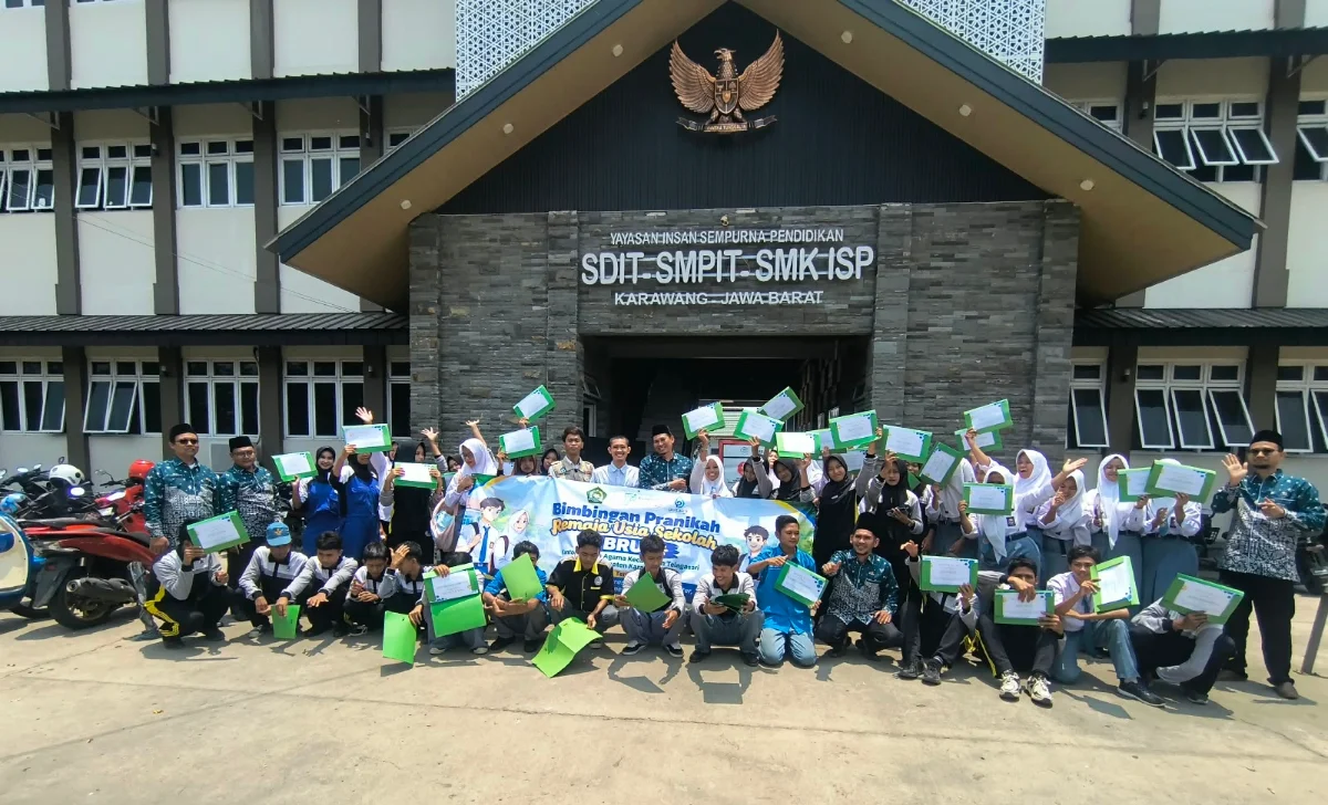 Bekali Remaja Hadapi Masa Depan, KUA Telagasari Gandeng SMK ISP Cegah Pernikahan Dini. (POJOKSATU.id)
