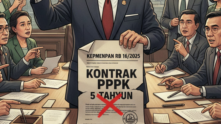 Benarkah Pemda Langgar Kepmenpan RB 16/2025? Ini Fakta Kontrak PPPK 5 Tahun dan Aturannya!
