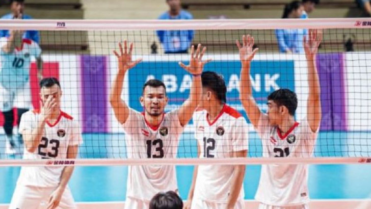 SEA Games 2023: Timnas Voli Putra Indonesia Hattrick Emas, Cukur Tuan Rumah di Final