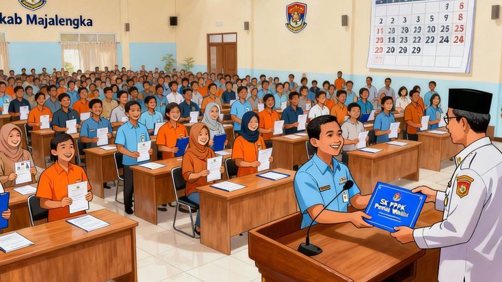 Kabar Gembira! Pemkab Majalengka Jadwalkan Penyerahan SK PPPK Paruh Waktu untuk Ribuan Honorer Di Tanggal 26 November 2025