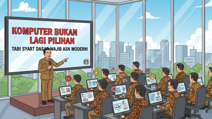 WARNING Bupati! Komputer Bukan Lagi Pilihan, Tapi Syarat Dasar Wajib ASN Modern!