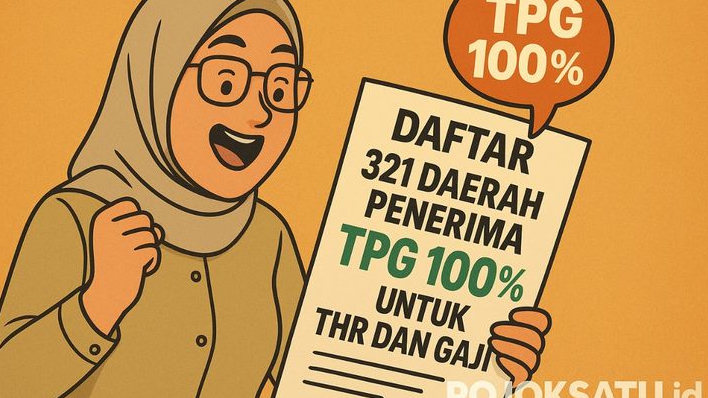 Daerah Tanpa TPP Masuk Skema Tambahan TPG 100 Persen THR dan Gaji 13!  Cek Apakah Daerah Anda Termasuk