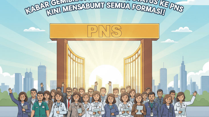 Bukan Cuma Guru! Kabar Gembira PPPK, Pintu Alih Status ke PNS Kini Menyambut Semua Formasi!