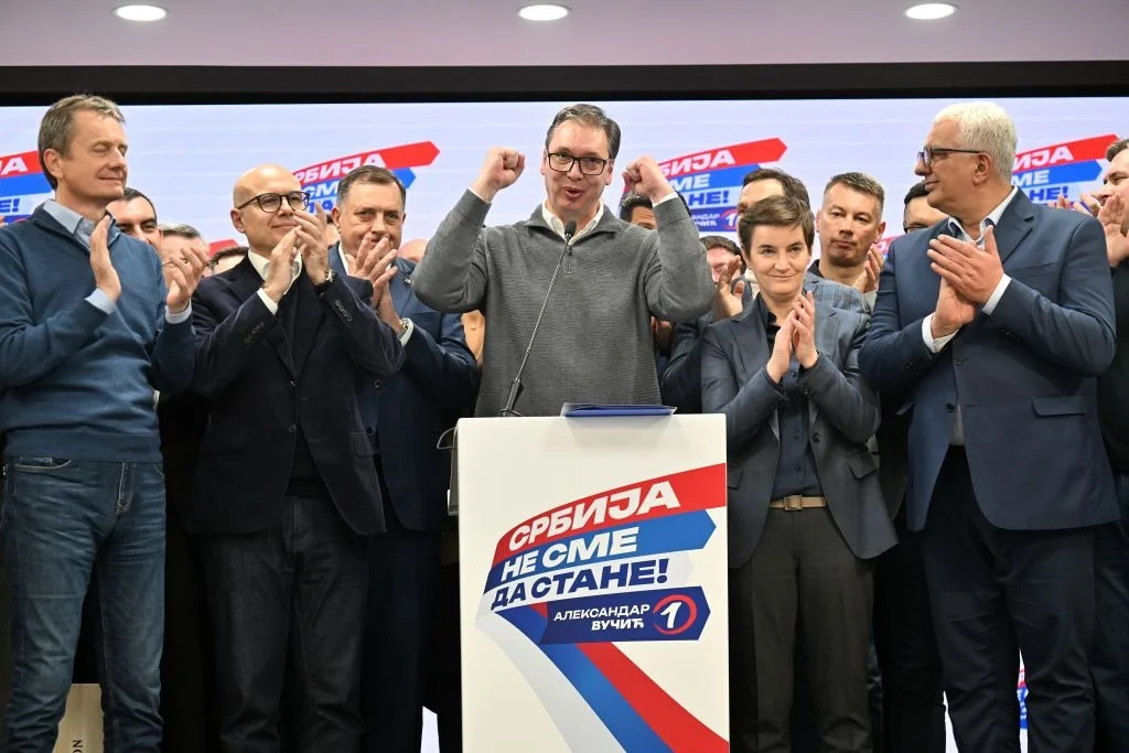 Partai Vuvic Serbia kalah pemilu.