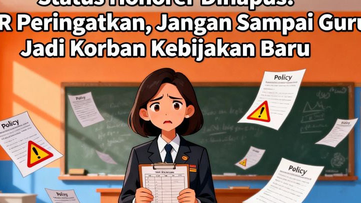 Status Honorer Dihapus! DPR Peringatkan, Jangan Sampai Guru Jadi Korban Kebijakan Baru