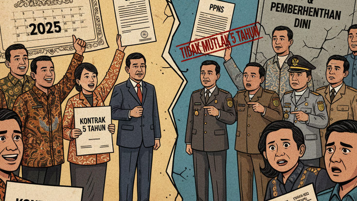Kontrak PPPK Ternyata Tidak Mutlak 5 Tahun, Pelantikan Bersama CPNS Bongkar Fakta Aturan Disiplin dan Pemberhentian Dini