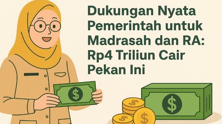 Dukungan Nyata Pemerintah untuk Madrasah dan RA: Rp4 Triliun Cair Pekan Ini