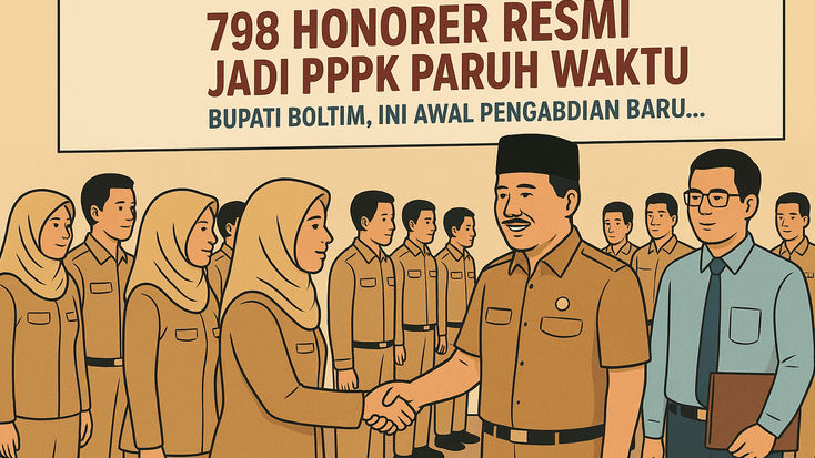 798 Honorer Resmi Jadi PPPK Paruh Waktu, Bupati Boltim, Ini Awal Pengabdian Baru