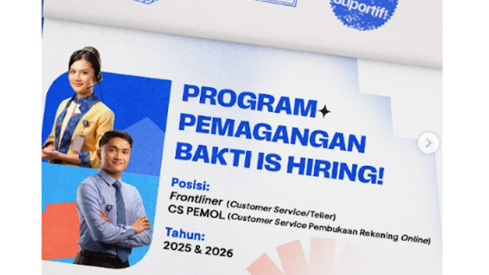 Mau Kerja di Bank? BCA Lagi Cari Peserta Magang untuk Posisi Frontliner dan CS PEMOL!