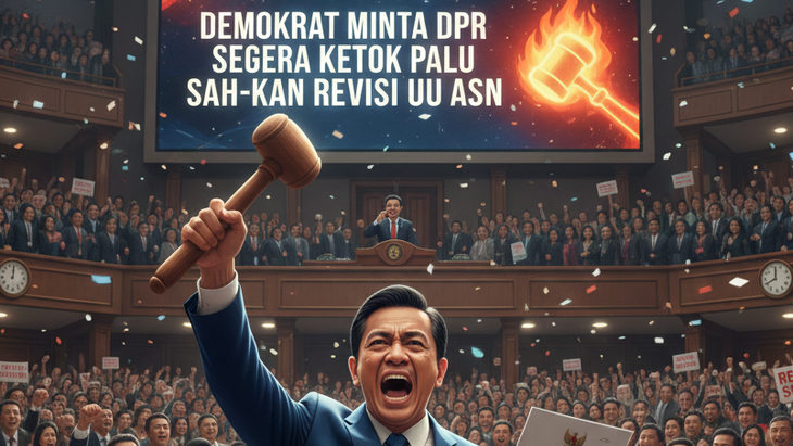 Polemik Revisi UU ASN Memanas, Demokrat Minta DPR Segera Ketok Palu
