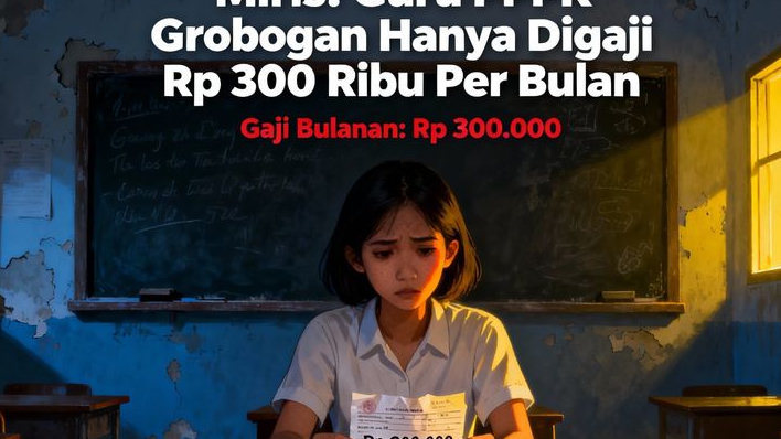 Miris! Guru PPPK Grobogan Hanya Digaji Rp 300 Ribu Per Bulan, Ini Penjelasan Resminya!
