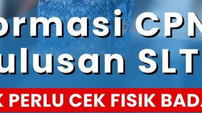 CPNS Lulusan SLTA Tak Perlu Cek Fisik, Ini Daftar Formasi Tanpa Syarat Tinggi Badan Berdasarkan 2024