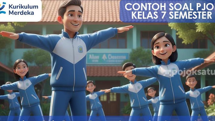 40 Contoh Soal PJOK Kelas 7 Semester 1 Kurikulum Merdeka Lengkap dengan Jawaban dan Pembahasan, Materi Permainan Bola Besar hingga Senam Lantai