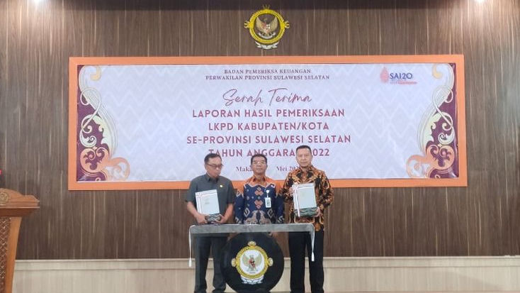 Terima LHP LKPD 2022, Basli Ali Sukses Antar Pemkab Selayar Raih WTP Ketujuh kalinya