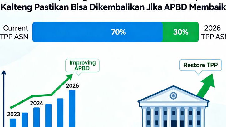 TPP ASN Dipotong 30 Persen Pada 2026, Pemprov Kalteng Pastikan Bisa Dikembalikan Jika APBD Membaik