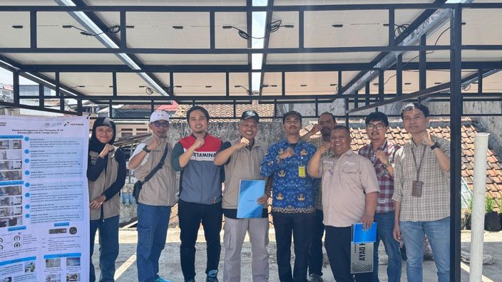 Pertamina Pasang PLTS di Kampung Binong, Produktivitas UMKM Difabel Meningkat