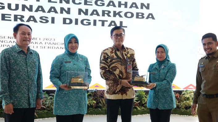 Ajak Siswa Jauhi Narkoba, Ketua TP PKK Tri Tito Karnavian: Pengguna Narkoba di Sumut Tergolong Tinggi