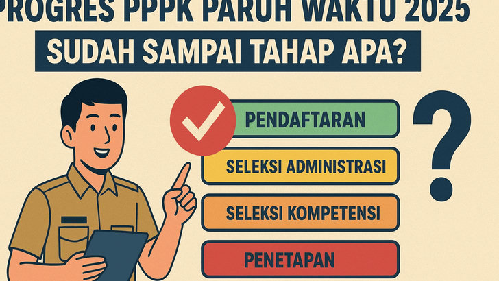 Progres PPPK Paruh Waktu 2025, Sudah Sampai Tahap Apa?