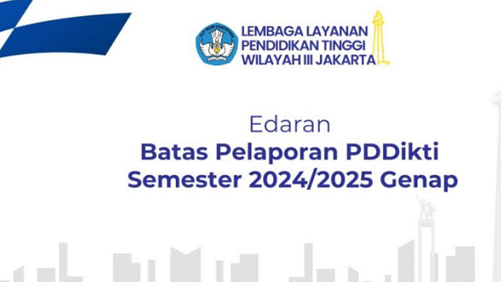Batas Akhir Pelaporan PDDikti Semester Genap 2024/2025 Ditetapkan 31 Oktober 2025