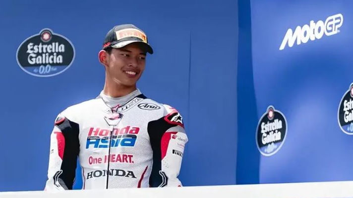 Start dari Urutan 17, Veda Ega Pratama Tembus Top 6 Moto3 Spanyol