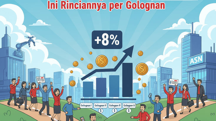 Gaji PPPK 2025 Naik hingga 8 Persen, Ini Rinciannya per Golongan