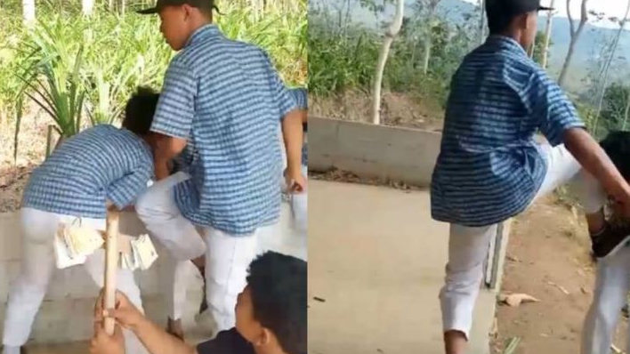 Ngehek, Kabarnya Perundungan Siswa SMP Seragam Kotak kotak Biru di Cilacap Dipicu Rebutan Cewek