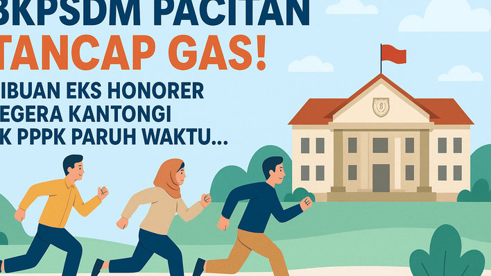 BKPSDM Pacitan Tancap Gas! Ribuan Eks Honorer Segera Kantongi SK PPPK Paruh Waktu