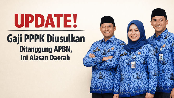 UPDATE! Gaji PPPK Diusulkan Ditanggung APBN, Ini Alasan Daerah