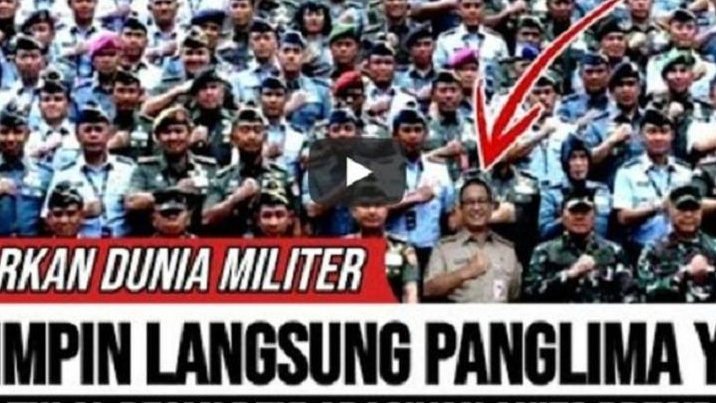 Penyebar Video Hoax Panglima TNI Dukung Anies Baswedan Bakal Dilaporkan ke Polda Metro