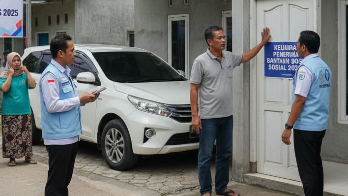 Heboh! Pria di Kelurahan Bangkong Tolak Stiker Keluarga Miskin, Padahal Penerima Bansos dari Pemerintah