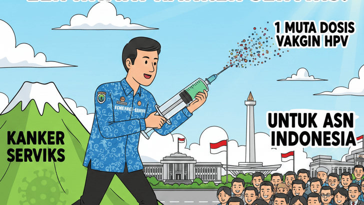 Langkah Besar Eliminasi Kanker Serviks! Kemenkes-KORPRI Targetkan 1 Juta Dosis Vaksin HPV untuk ASN Indonesia