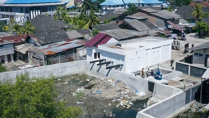 Rumah Pompa Air Berfungsi, Warga Belawan Tak Lagi Keluhkan Banjir Rob