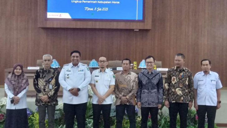 BKPSDM Maros dan Kota Bandung Bersinergi Pengelolaan Kepegawaian