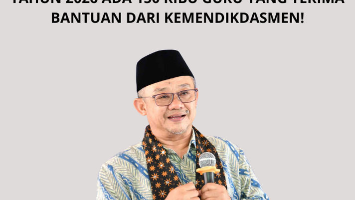Kabar Baik! Kemendikdasmen akan Berikan Bantuan Kepada 150 Ribu Guru di Tahun 2026!